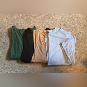 Set of Four Boxy T-Shirts in Variety of Colors